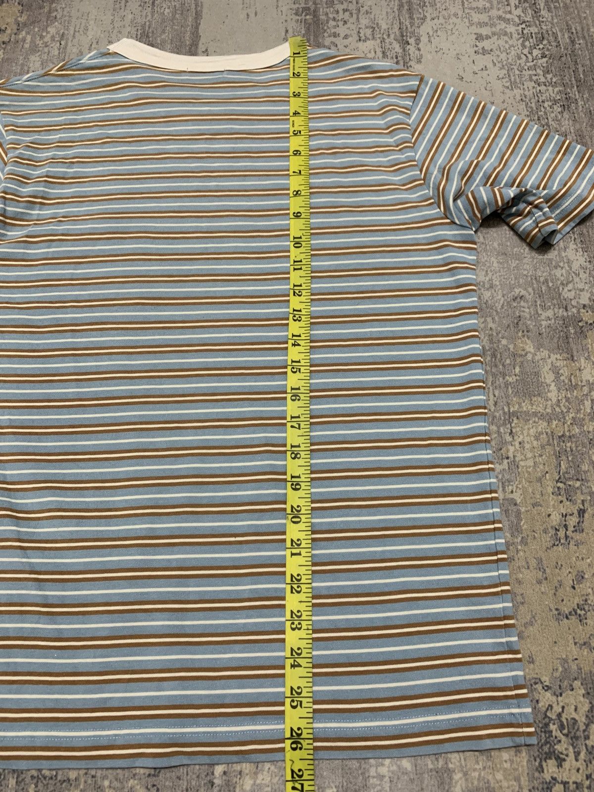 SCYE Vtg 90s SCYE Basic Multi Color Border Stripe tee Size US M / EU 48-50 / 2 - 10 Thumbnail