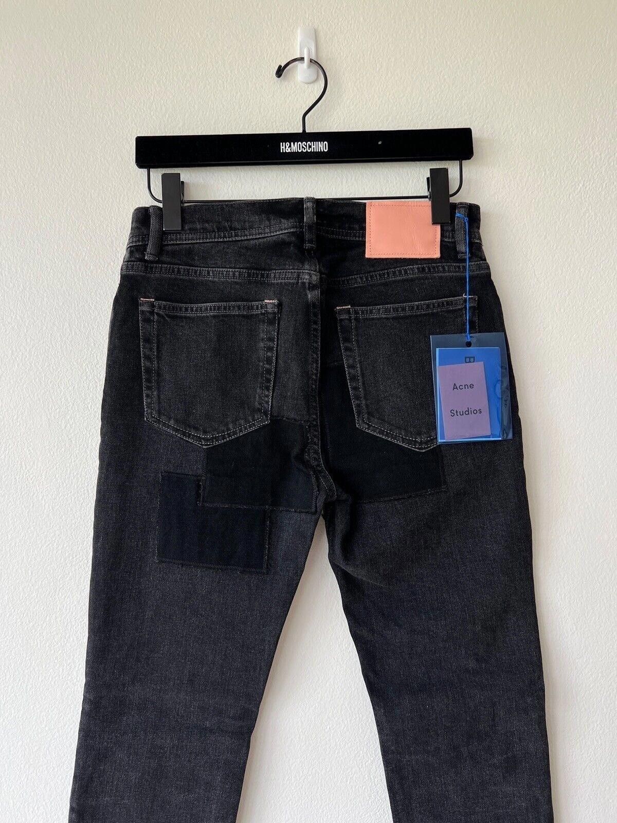 Acne Studios new Acne Studios bla konst jeans north black patch 31 x 30 Size US 31 - 6 Thumbnail