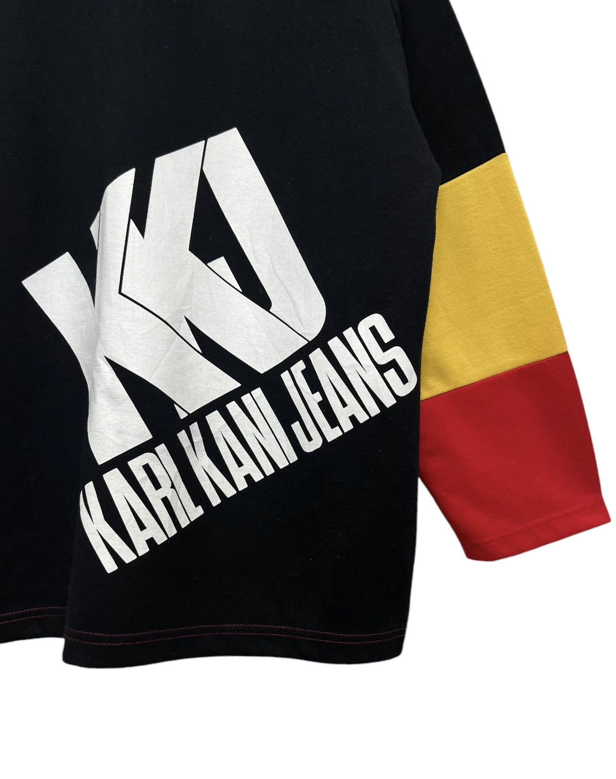 Karl Kani 90’s HIP HOP BAGGY KARL KANI CROSS COLOUR BIG SPELLOUT Shirt Size US L / EU 52-54 / 3 - 5 Thumbnail