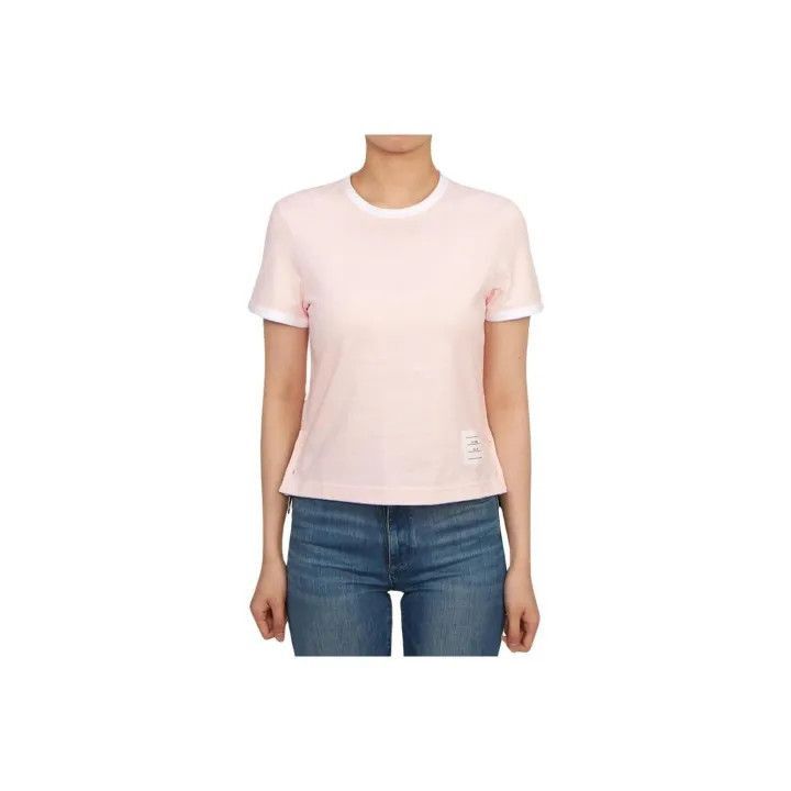 Thom Browne Thom Browne Pink Short Sleeve T-Shirt -2507 Size S / US 4 / IT 40 - 4 Thumbnail