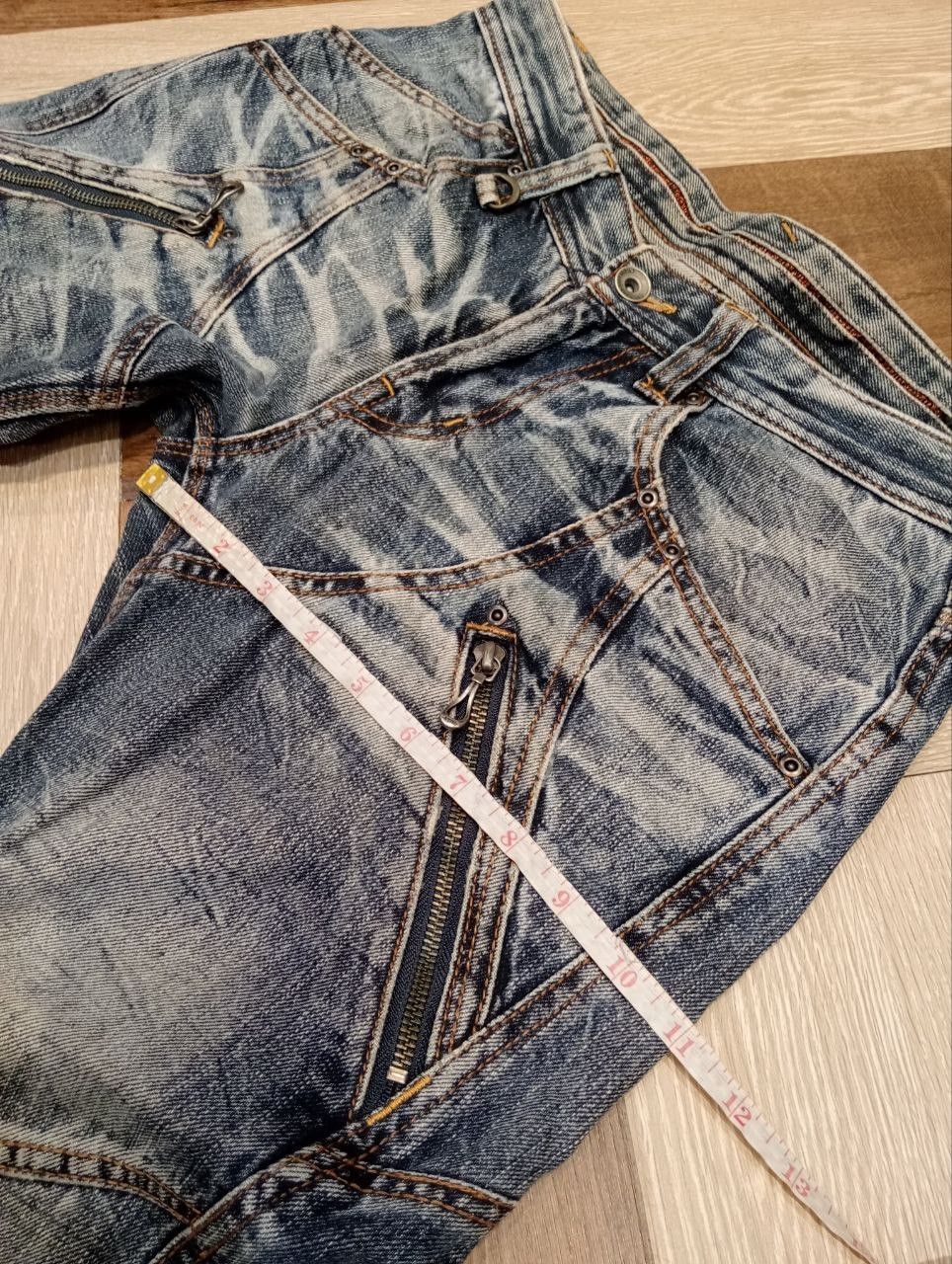 Nicole Club JAPANESE NICOLE CLUB FOR MEN BLUE DENIM FLARED PANTS Size US 30 / EU 46 - 18 Thumbnail