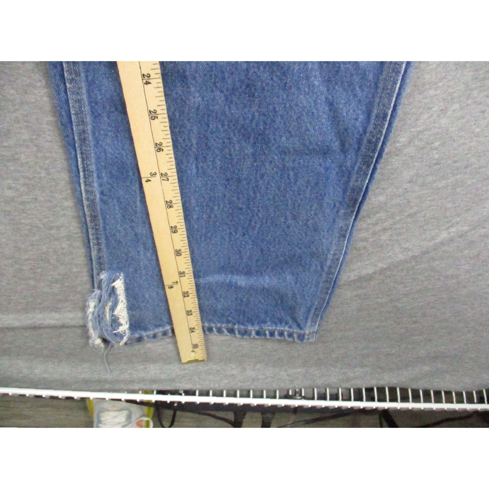 Carhartt Carhartt Jeans Men 40x33 Relaxed Fit Blue Work Hammer Loop Denim Cargo Pockets Jeans Utility 40 in Size US 40 / EU 56 - 5 Thumbnail