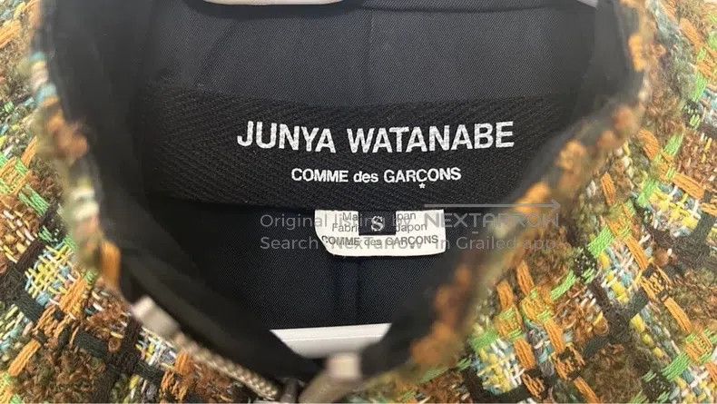 Junya Watanabe Junya Watanabe Pure Wool Mixed Leather Top Size S / US 4 / IT 40 - 2 Thumbnail