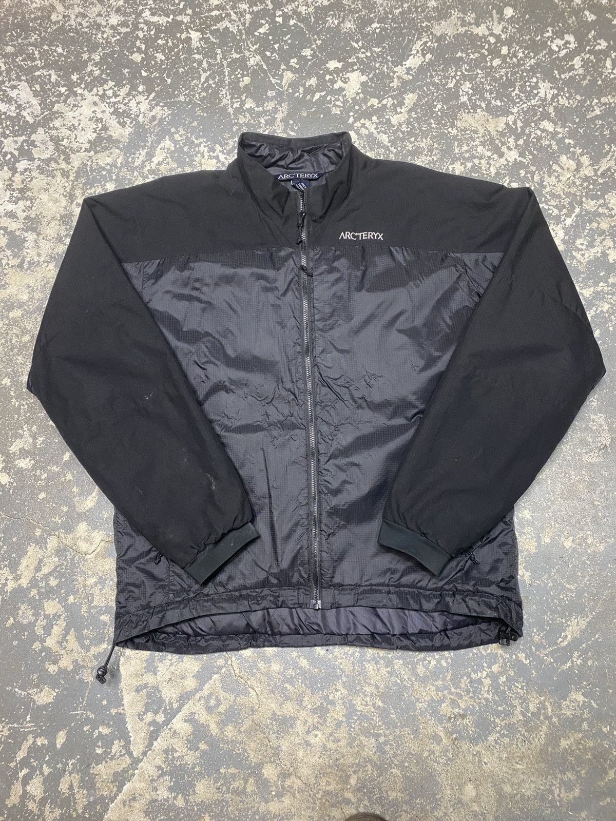 Arc'teryx × Vintage Vintage Arc'teryx PrimaLoft Dryloft Jacket Black Full Zip Size US XL / EU 56 / 4 - 1 Thumbnail