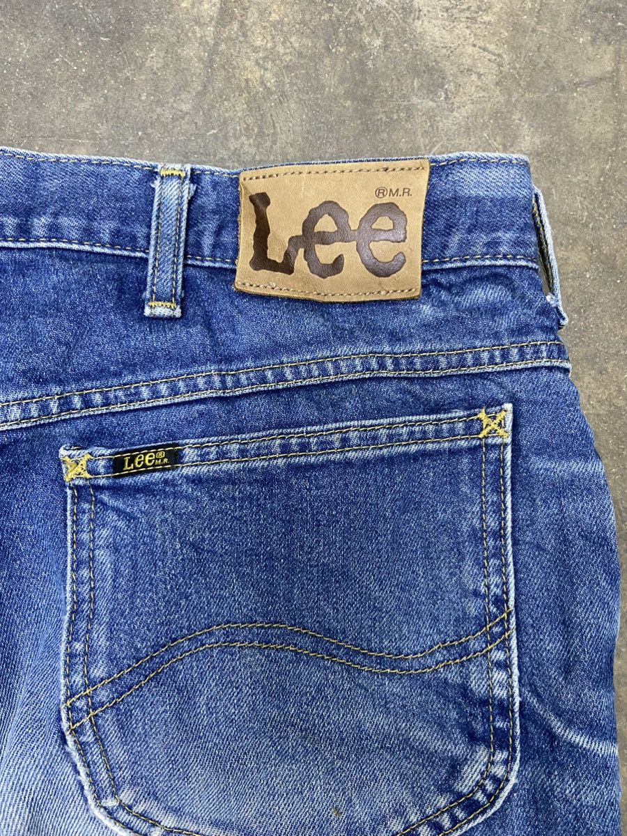 If Six Was Nine 🔥 Vintage LEE jeans faded blue street fashion distressed Size US 32 / EU 48 - 8 Thumbnail