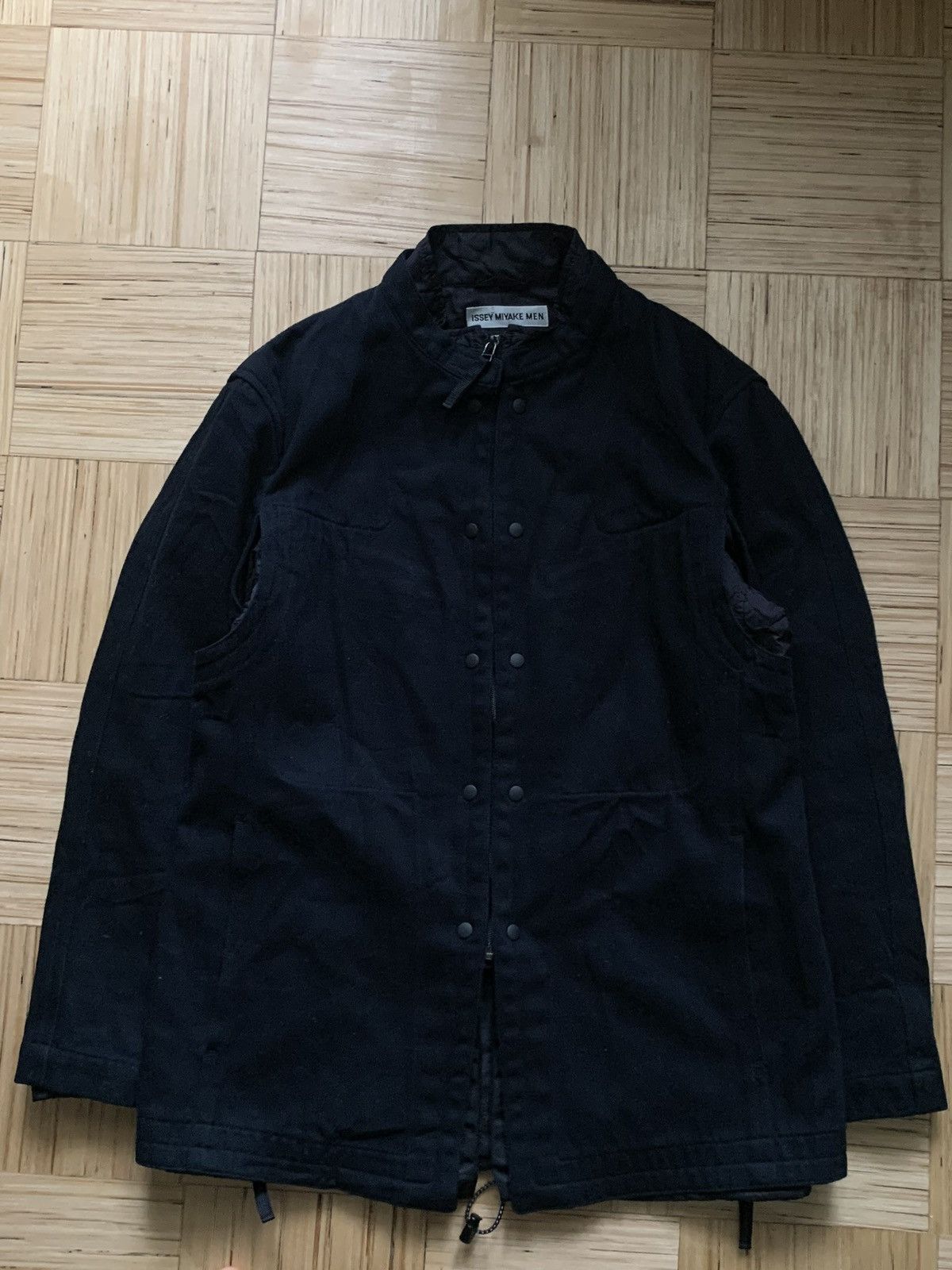 Issey Miyake aw2000 Issey Miyake Futuristic Ballistic Nylon X-Ray Jacket Size US M / EU 48-50 / 2 - 2 Thumbnail