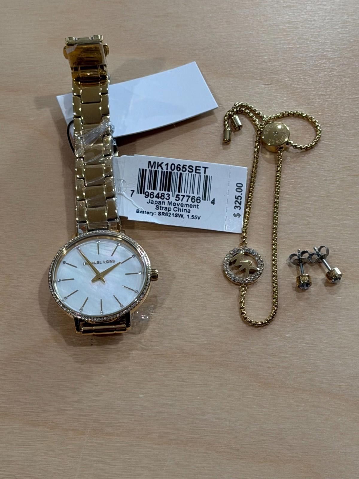 Michael Kors Michael Kors Women Watch Quartz Mother of Pearl Dial Gold ST Size ONE SIZE - 4 Thumbnail