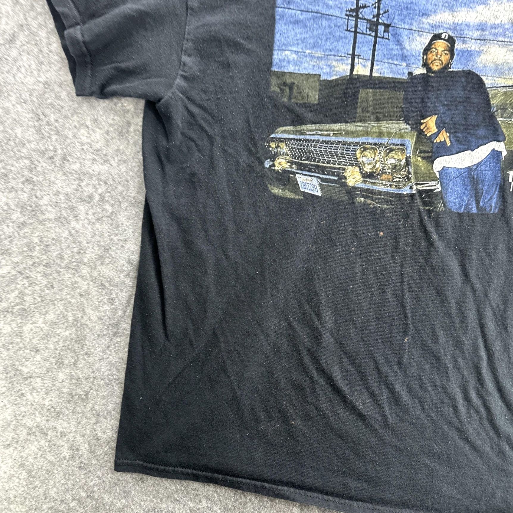 Vintage VINTAGE Ice Cube Shirt Mens Large Black Hip Hop West Coast 90s Tee Graphic Print Crew Neck Short Sleeve Mens Size US L / EU 52-54 / 3 - 5 Thumbnail