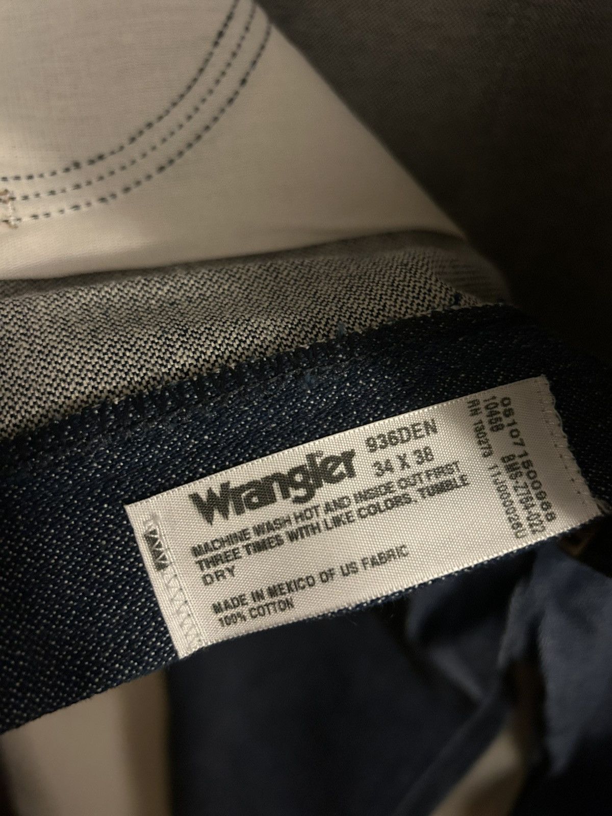 Wrangler NWT DS Wrangler slim fit rigid denim americana cowboy Size US 33 - 10 Thumbnail