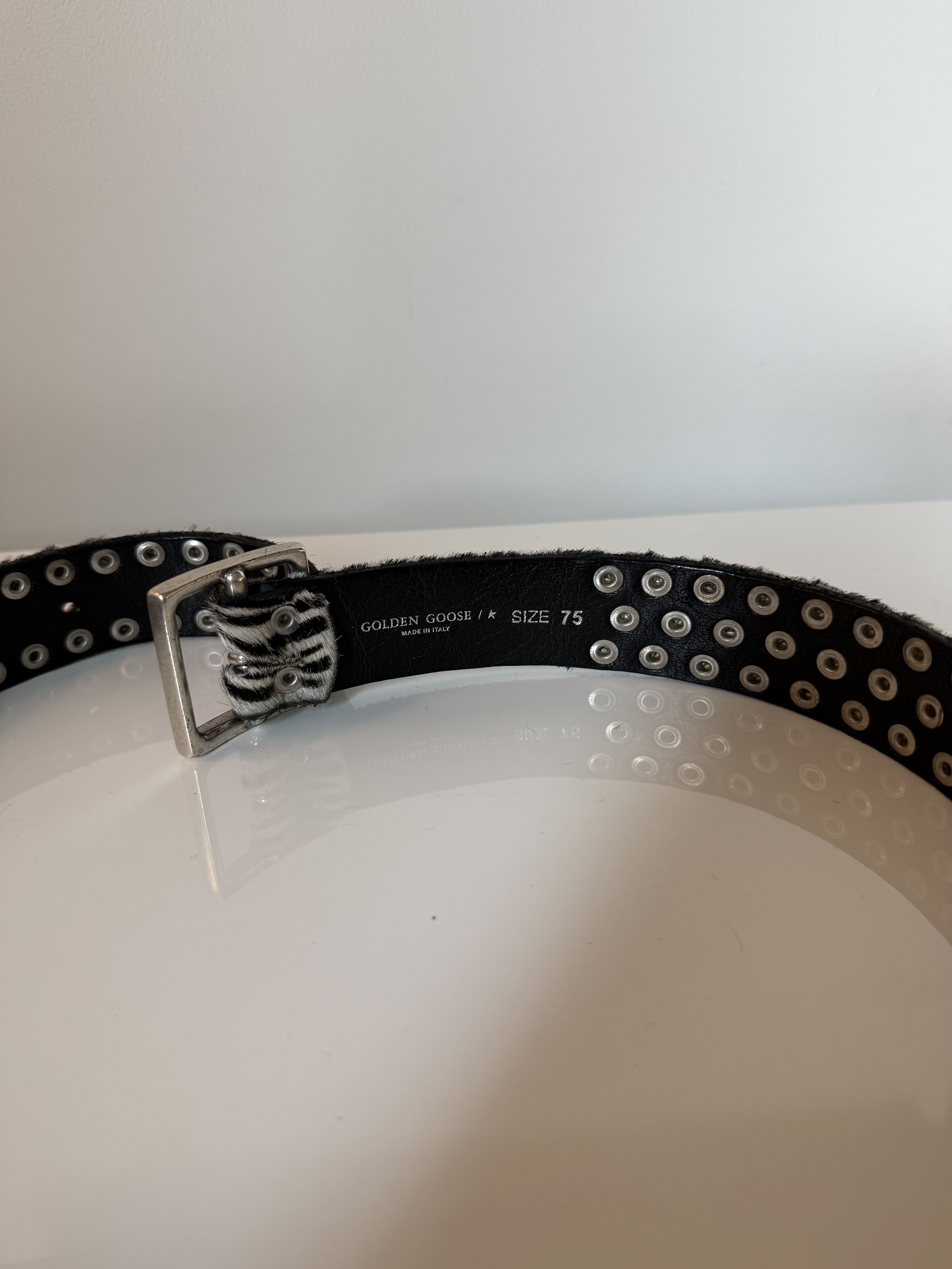 Golden Goose Golden Goose Pony Hair Belt Size ONE SIZE - 7 Thumbnail