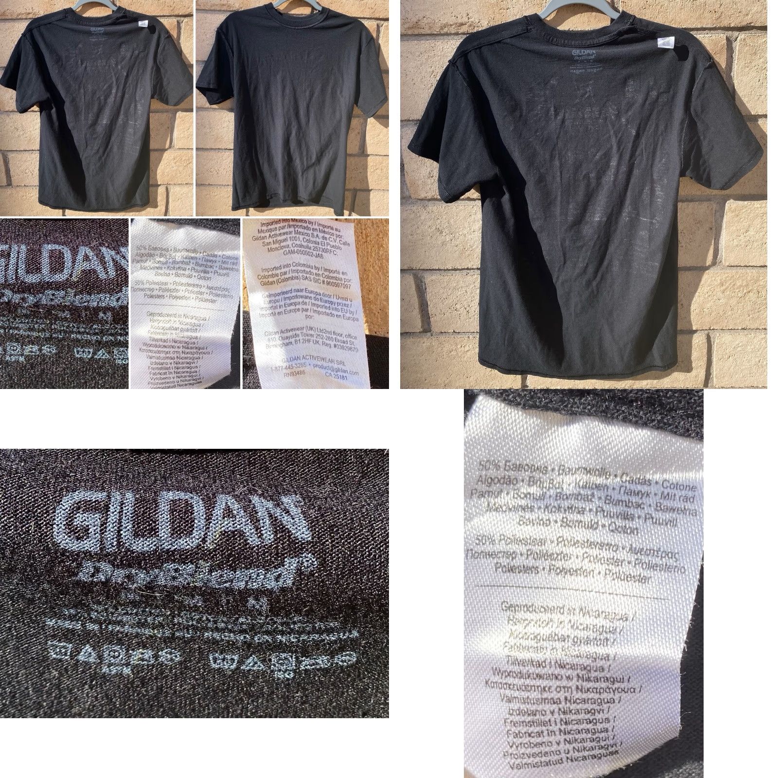 Gildan Metallica Worldwired Tour 2018 19 T Shirt Concert Band Tee Size Medium Short Sleeve Black Gildan Mens T-Shirt Graphic Print Band Tee Size US M / EU 48-50 / 2 - 9 Thumbnail