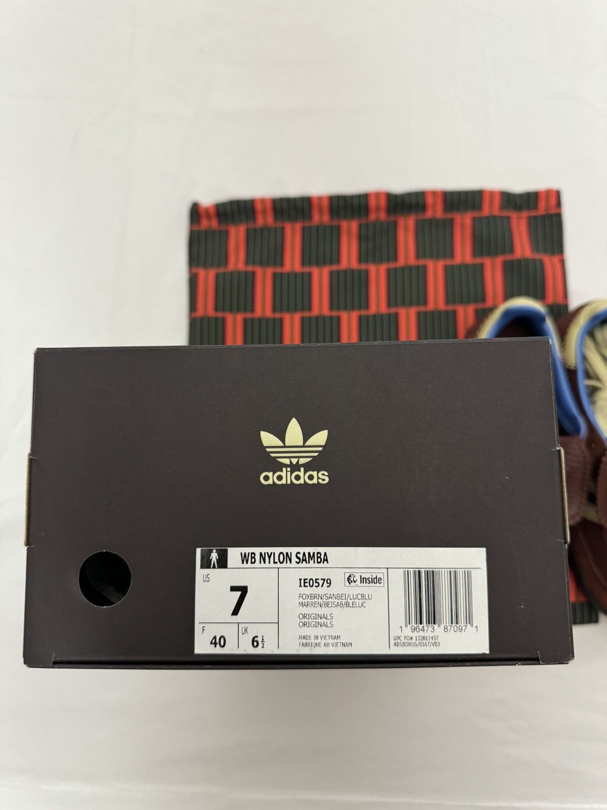 Adidas  Wales Bonner adidas Samba Nylon Wales Bonner Fox Brown | Grailed