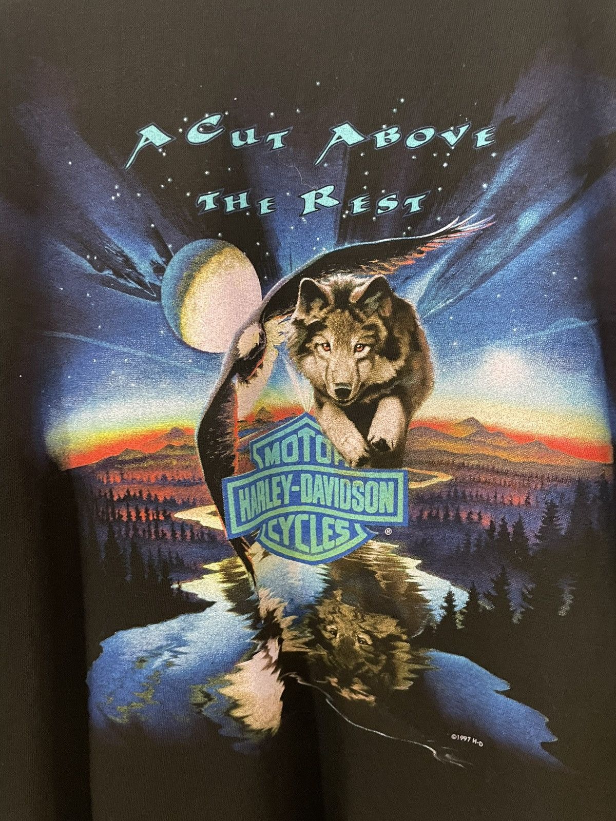 Harley Davidson × Vintage Harley Davidson A Cut Above The Rest J&L Sioux Falls SD Size US L / EU 52-54 / 3 - 3 Thumbnail