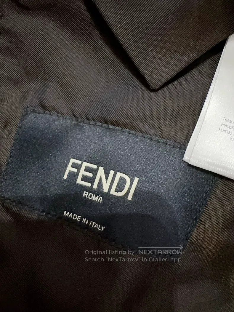 Fendi Fendi Logo-Embellished Jacket Size 54L - 5 Thumbnail