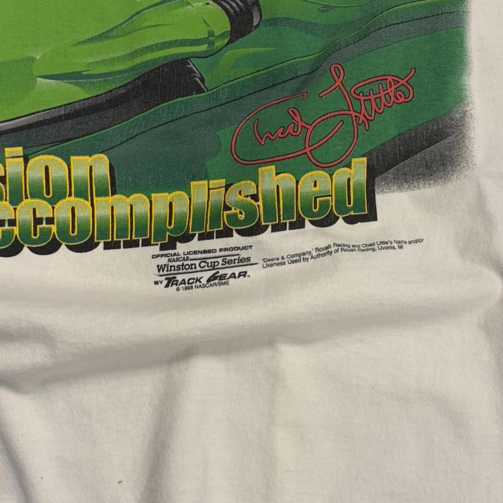 NASCAR 1998 Chad Little Nascar John Deer Tee Size US L / EU 52-54 / 3 - 5 Thumbnail