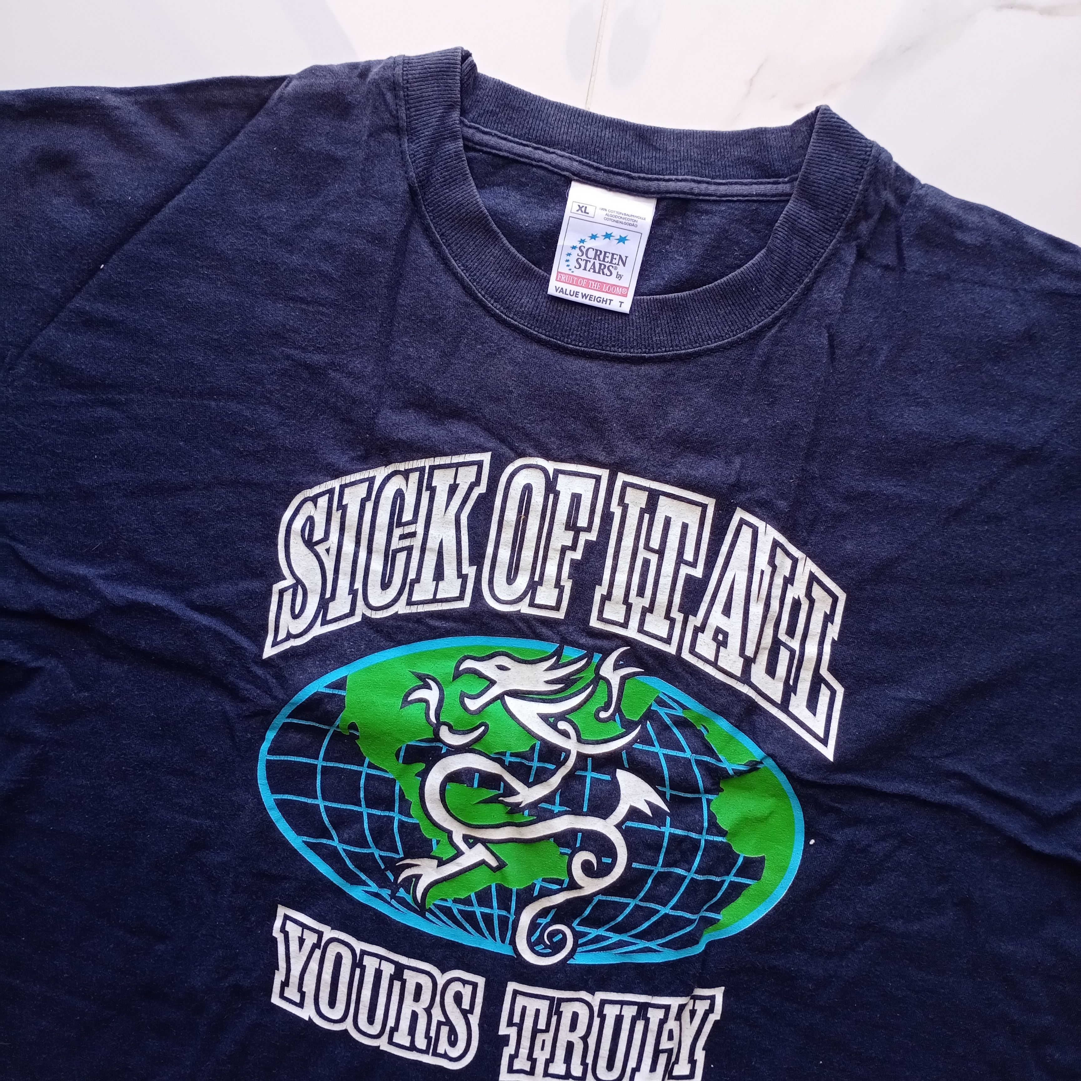 Band Tees × Vintage vintage OG 90s SOIA NYHC Sick Of It All yours truly Size US XL / EU 56 / 4 - 2 Thumbnail