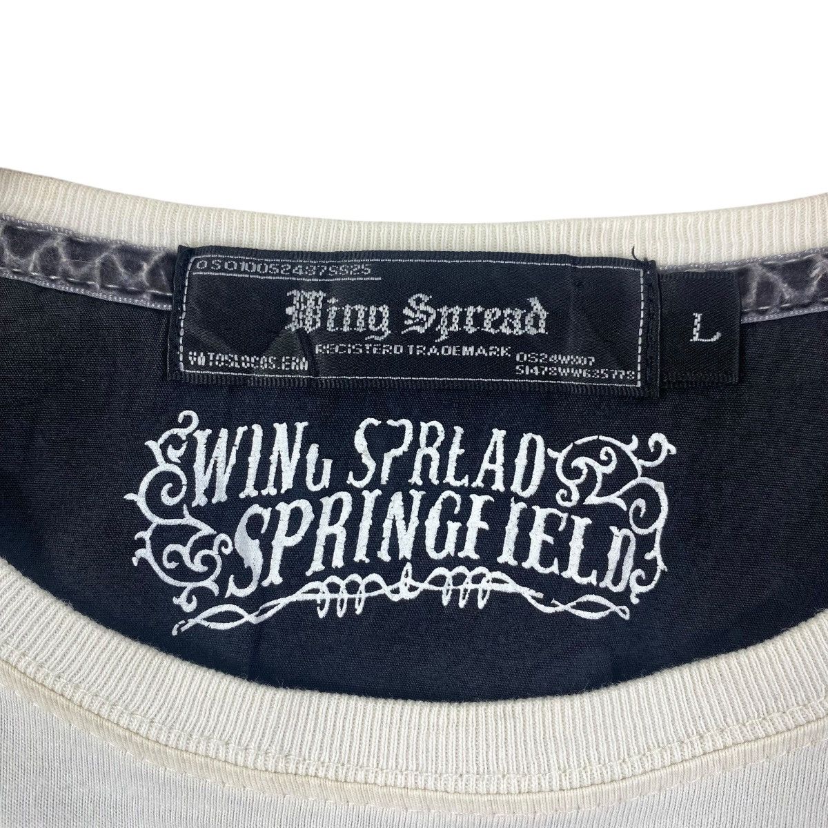 Japanese Brand Wing Spread Tee Shirt Big Logo Bunkers Motel Arizona Skull Size US L / EU 52-54 / 3 - 7 Thumbnail