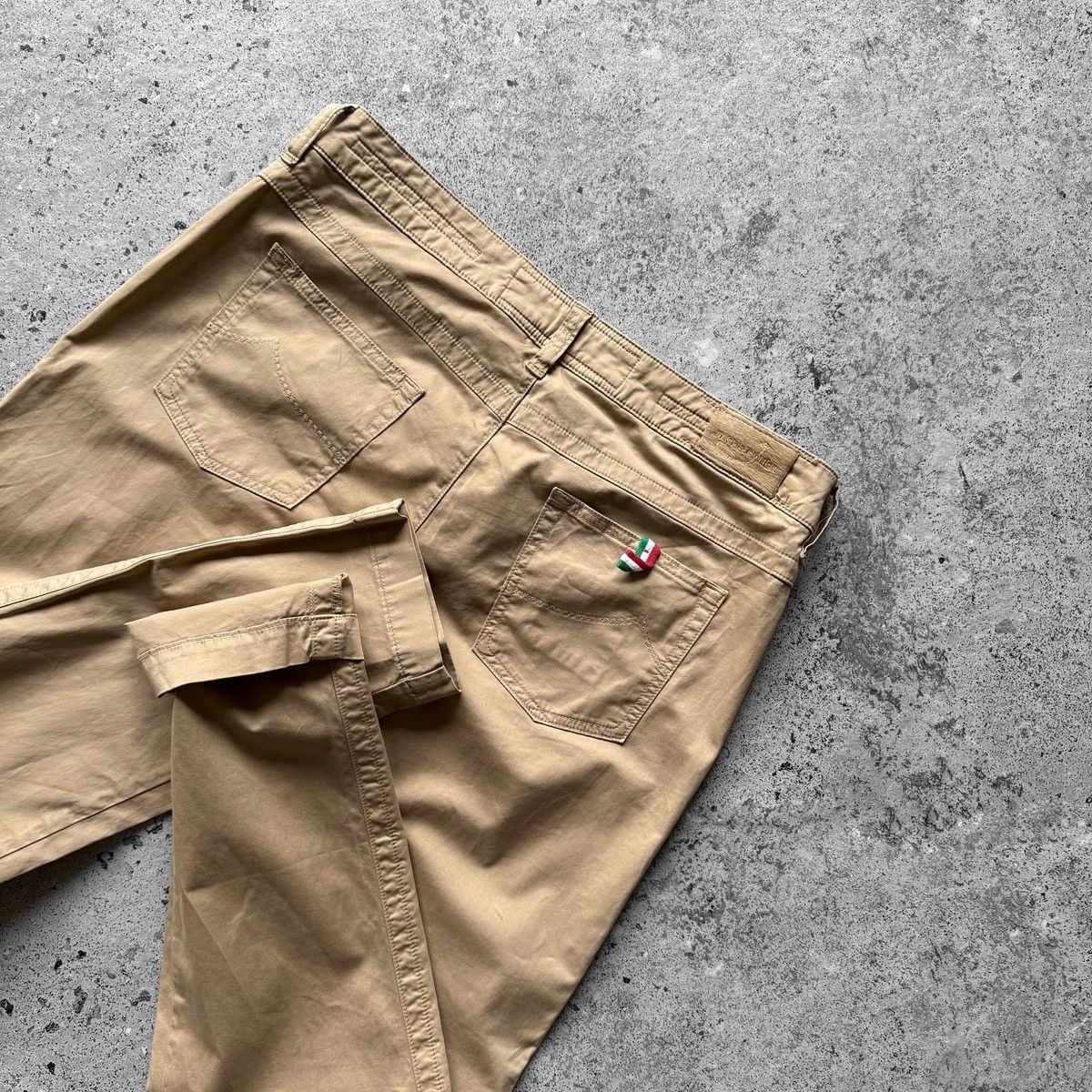 Jacob Cohen Jacob Cohen 746 Style Womens Brown Trousers Pants Stretch Size 30" / US 8 / IT 44 - 5 Thumbnail