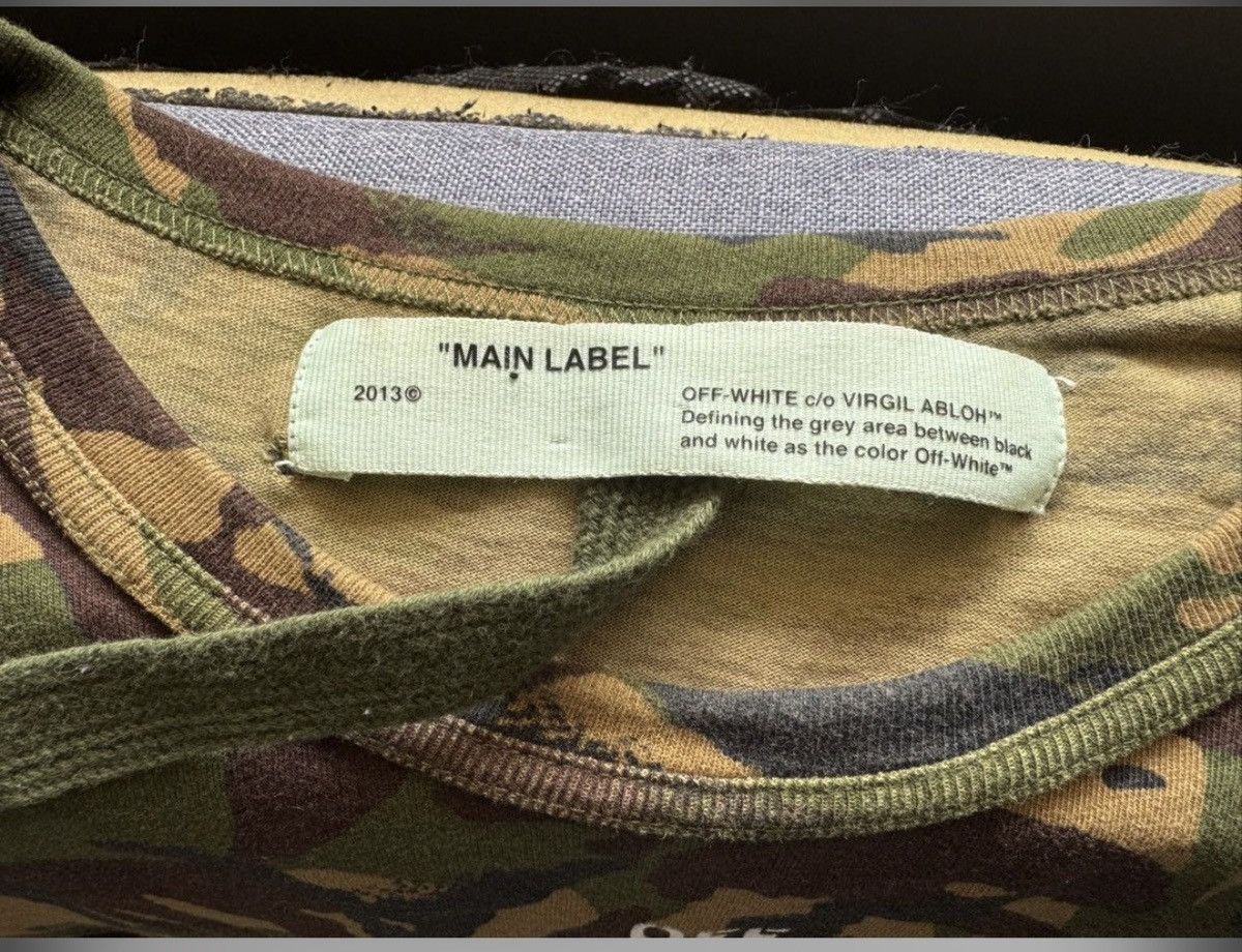 Off-White Off-White Camo Temperature Tee XL (Virgil Era) Size US XL / EU 56 / 4 - 5 Thumbnail
