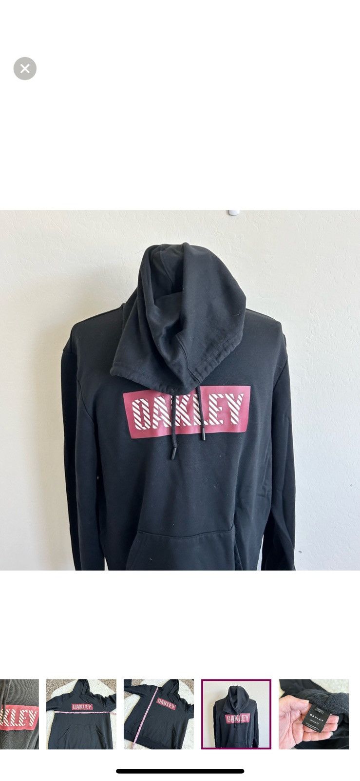 Oakley Oakley xl black logo hoodie Size US XL / EU 56 / 4 - 3 Thumbnail