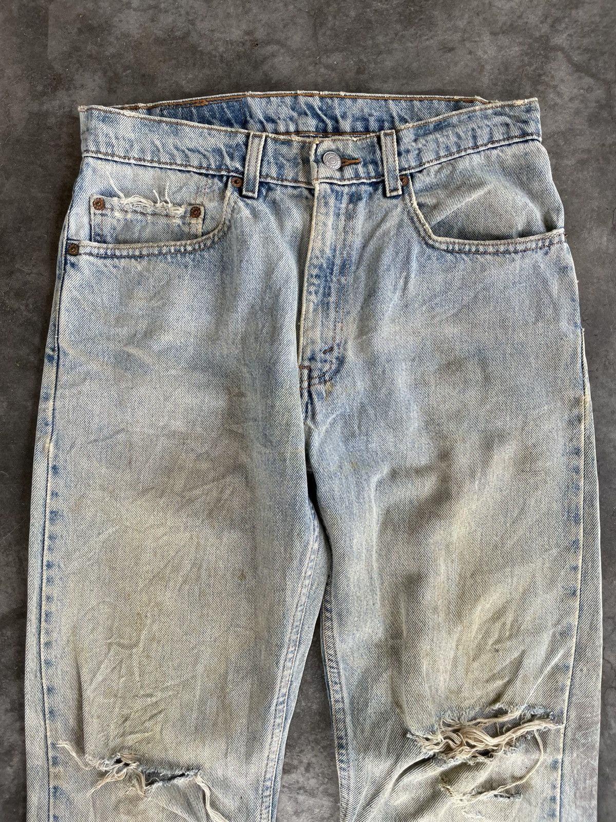 Levi's VTG 90s Levi's 505 Red Tab Regular Fit Size US 31 - 2 Thumbnail
