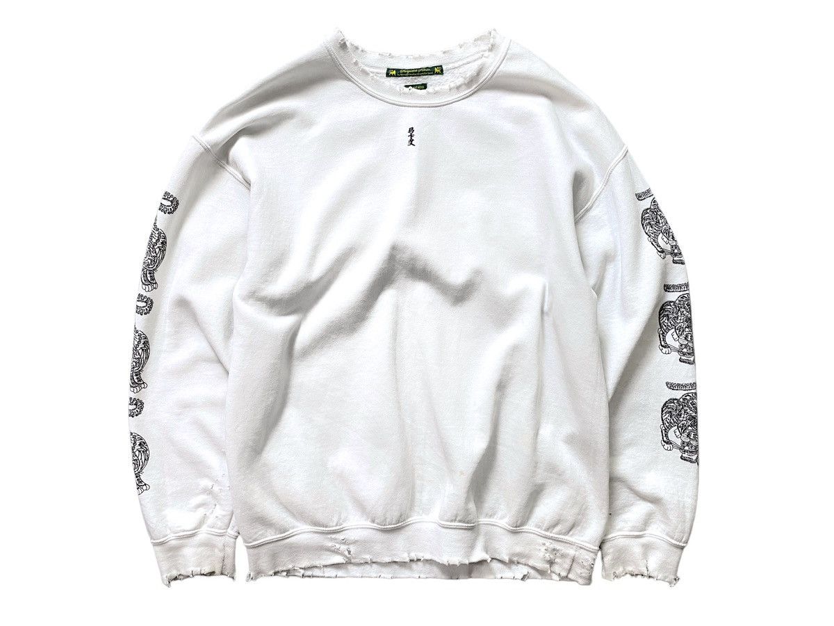 image of Sasquatchfabrix. Oriental Sweater in White, Men's (Size Medium)
