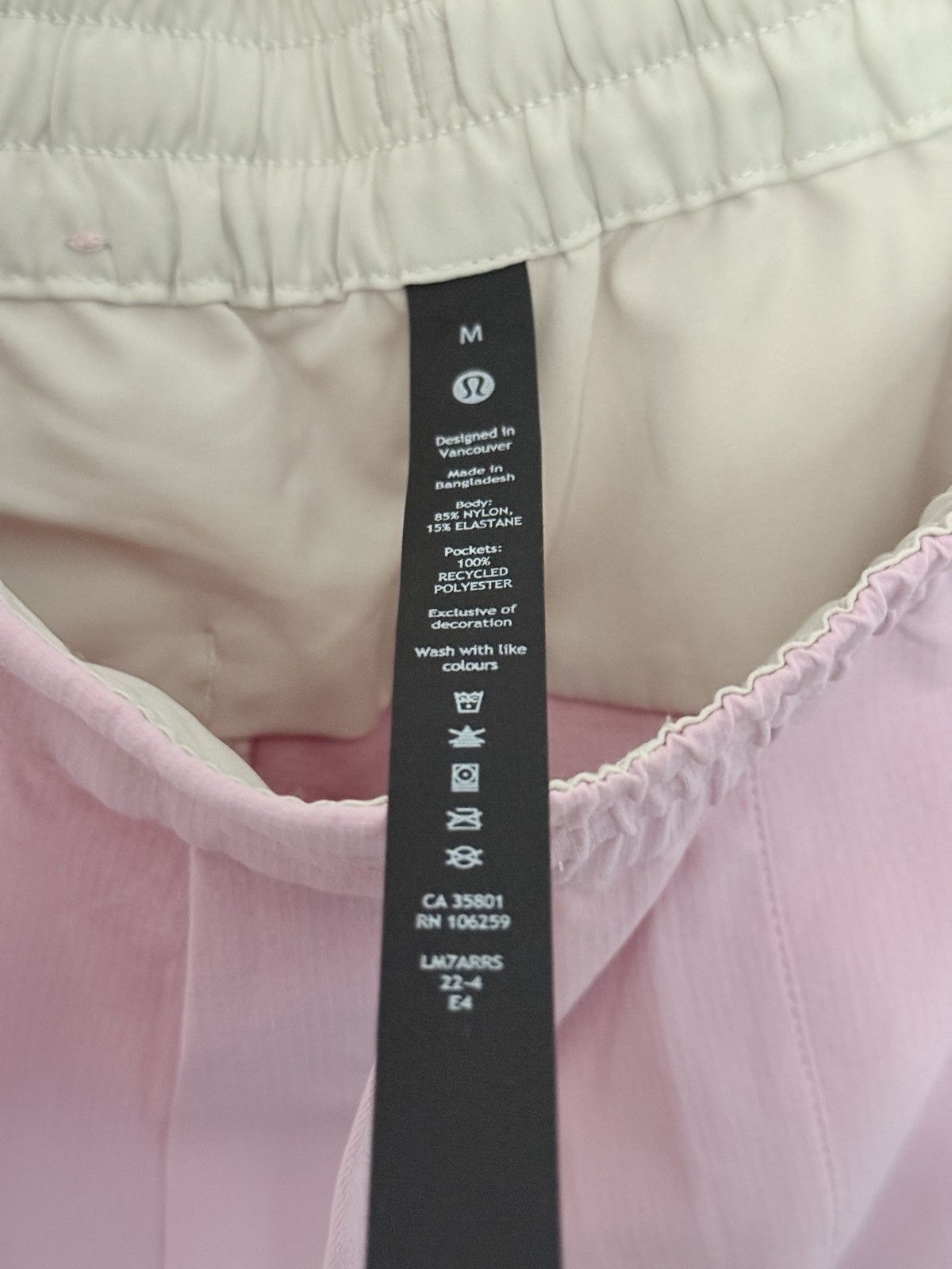 Lululemon Lululemon Stretch Ripstop Short - pink peony Size US 32 / EU 48 - 3 Thumbnail