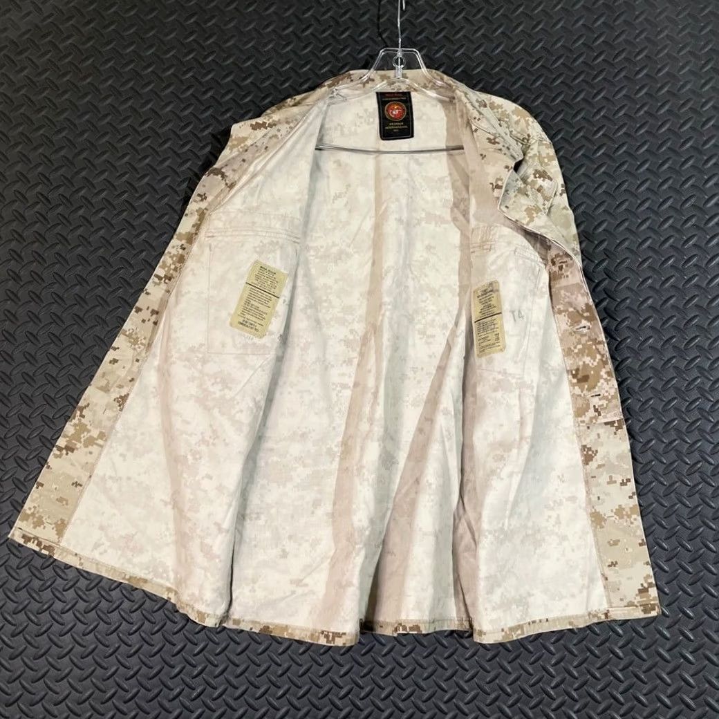 Vintage USMC Desert MARPAT Combat Utility Blouse Men M Regular Propper US Marines Jacket Brown Size US M / EU 48-50 / 2 - 5 Thumbnail