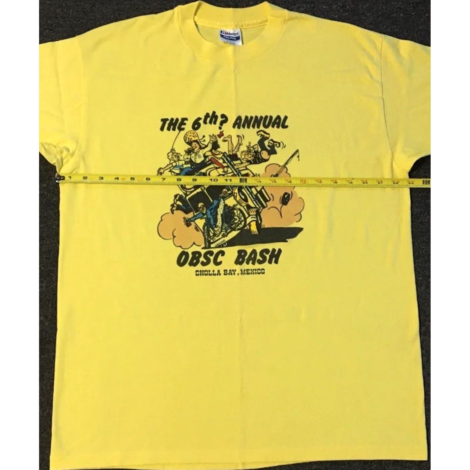 Vintage VINTAGE 80s OBSC Bash Mexico Shirt XL BeER Biker Beach Bar Funny Drinking Grunge 90s Shirt Mens XL Yellow Mexico Graphic Tee Size US XL / EU 56 / 4 - 5 Thumbnail