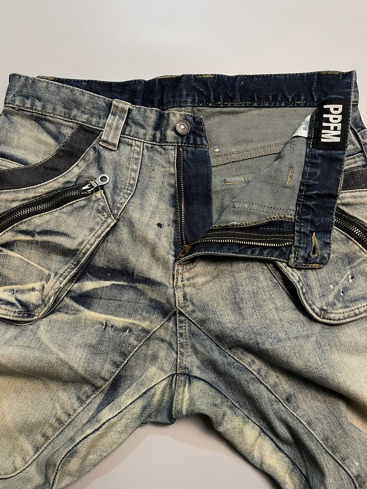 PPFM PPFM Padded Pocket Curved Leg Denim Size US 32 / EU 48 - 10 Thumbnail