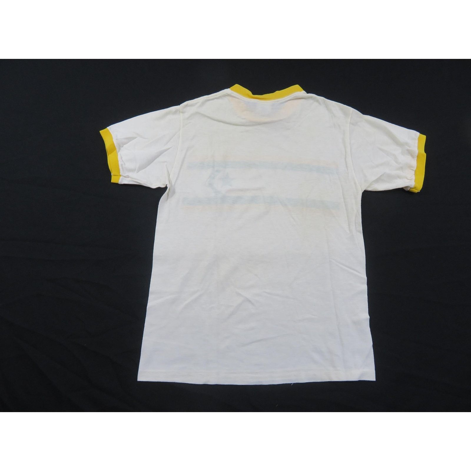 Converse Converse T-shirt White Green Yellow Striped Sz M 1980s Size US M / EU 48-50 / 2 - 3 Thumbnail