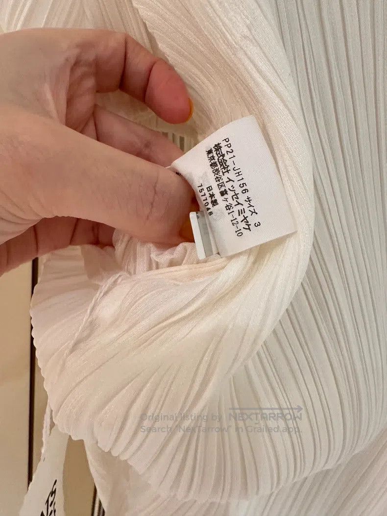 Issey Miyake Issey Miyake White Dress Size L / US 10 / IT 46 - 3 Thumbnail