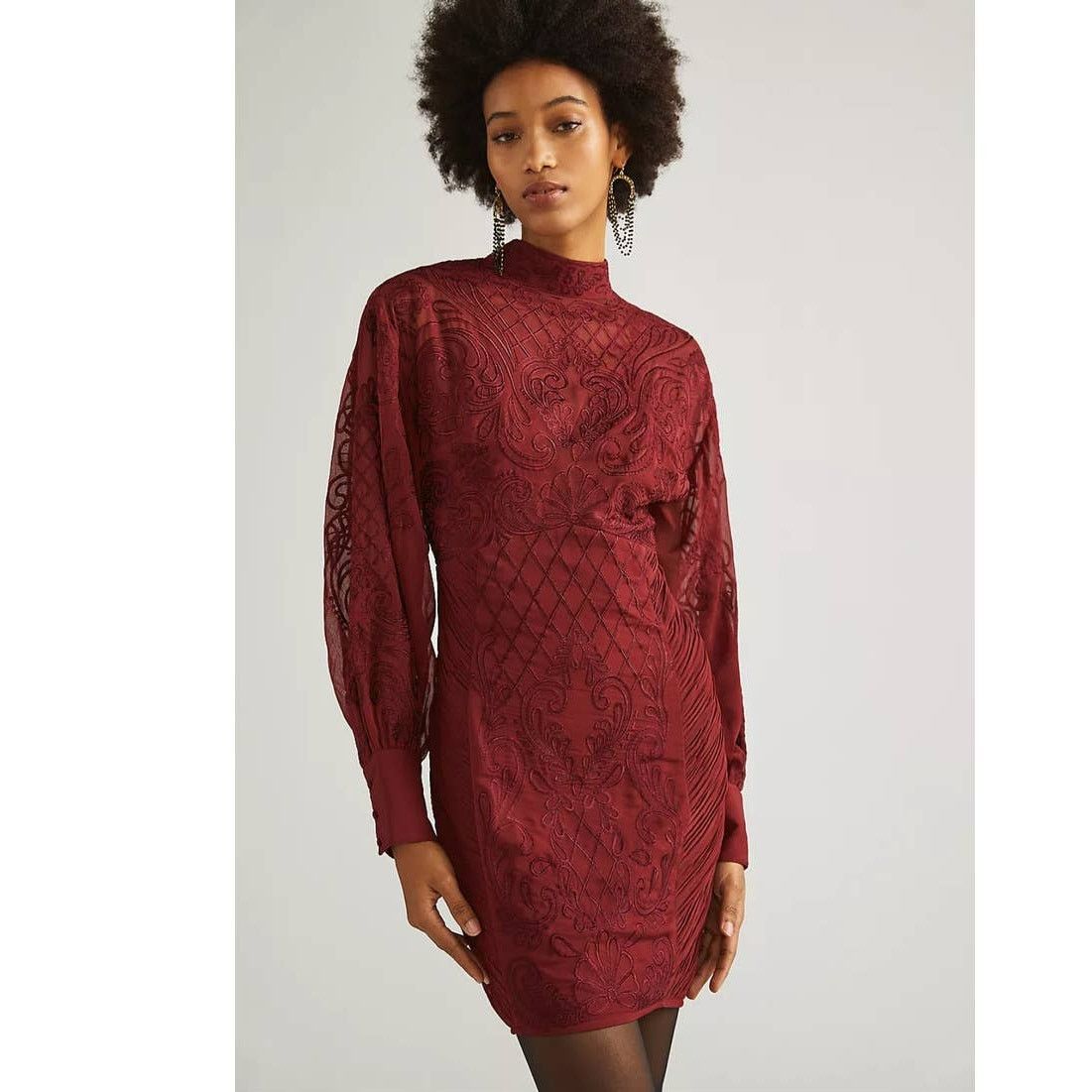 Anthropologie New Anthropologie Lace Mini Dress by Not So Serious Size M / US 6-8 / IT 42-44 - 1 Thumbnail