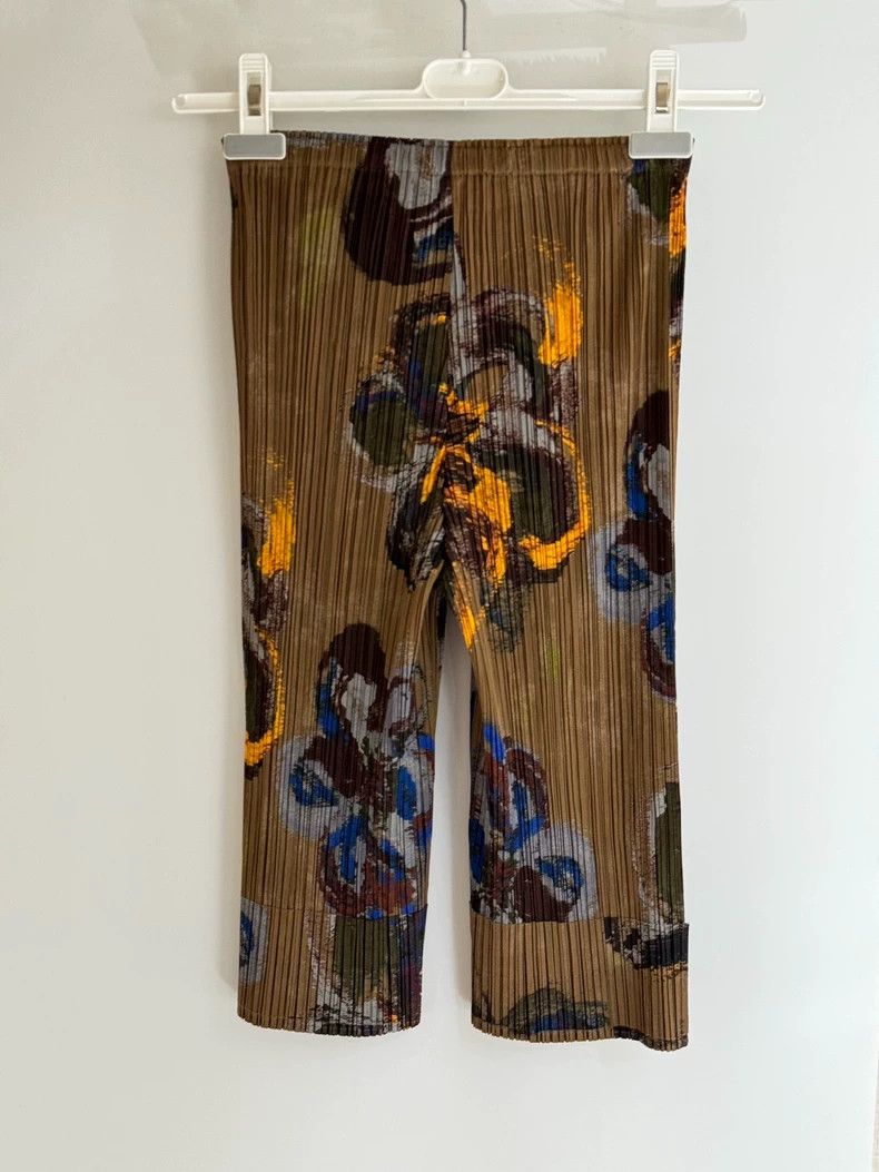 Issey Miyake issey miyake size:3 Oil painting pleated pants Size 42" / US 20 - 3 Thumbnail