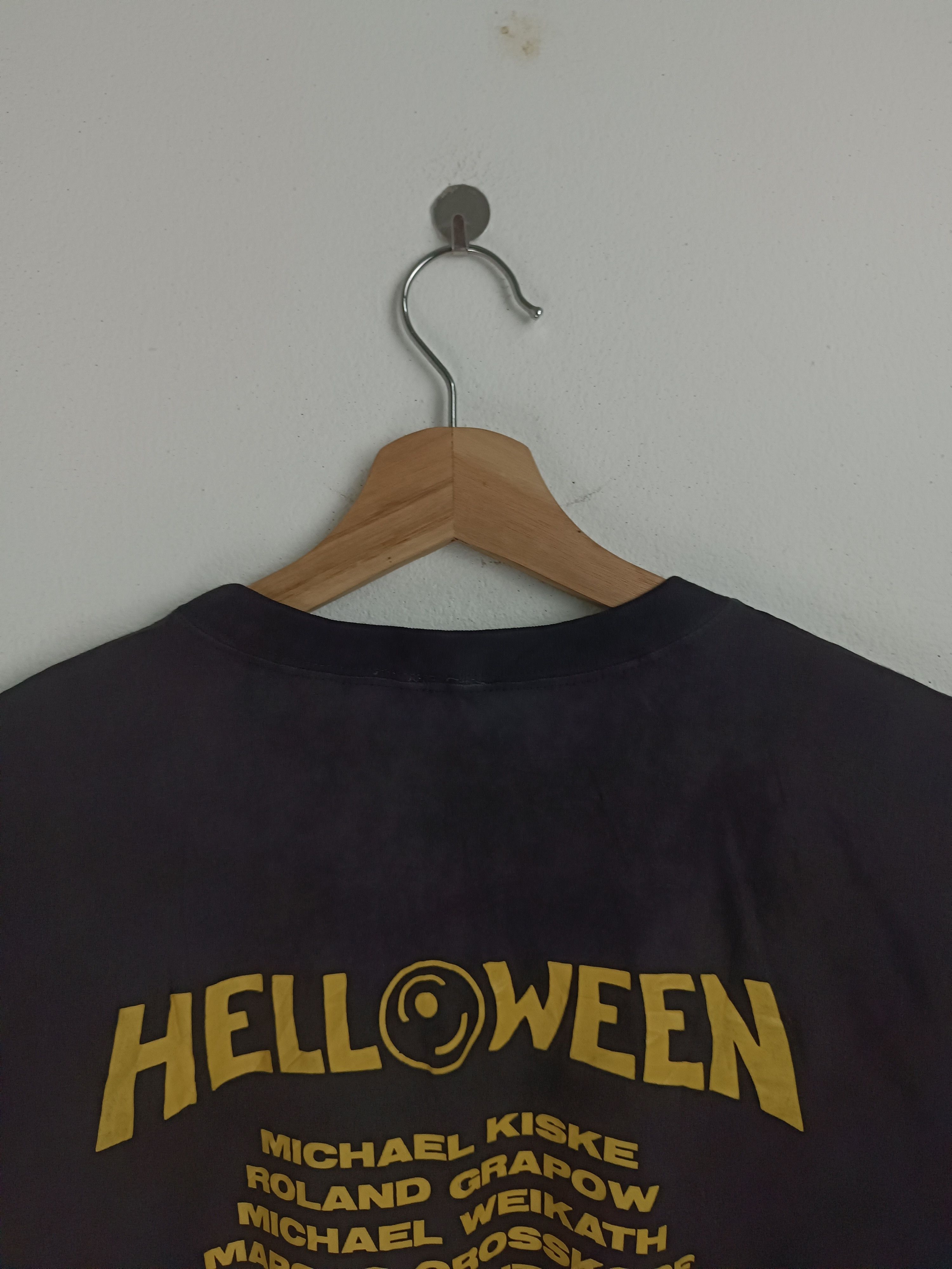 Band Tees VINTAGE 90'S HELLOWEEN PINK BUBBLES POWER METAL TEE meatloaf Size US M / EU 48-50 / 2 - 18 Thumbnail