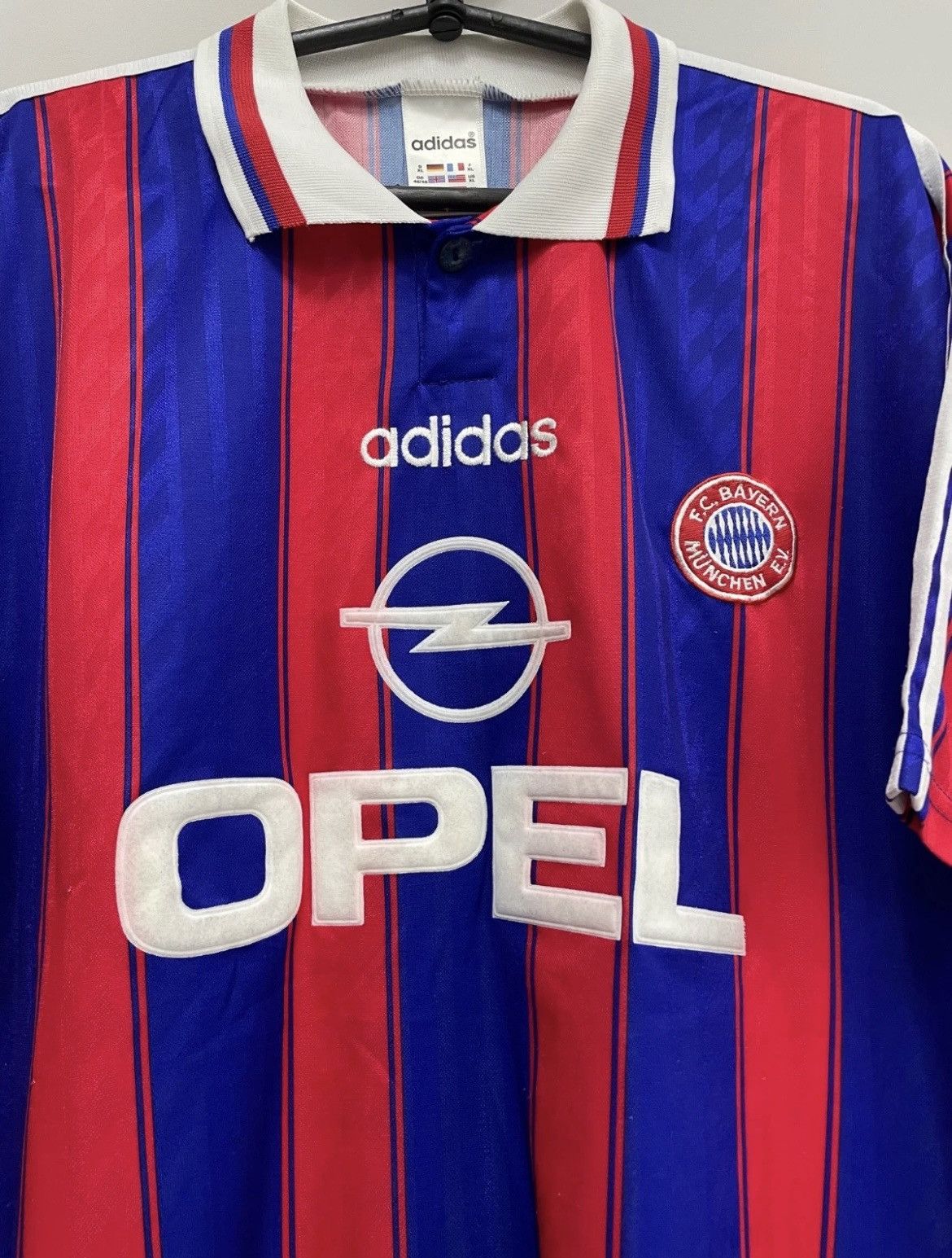 Adidas Bayern Munich 1995/1997 Home Football Shirt Jersey Adidas Size US XL / EU 56 / 4 - 3 Thumbnail