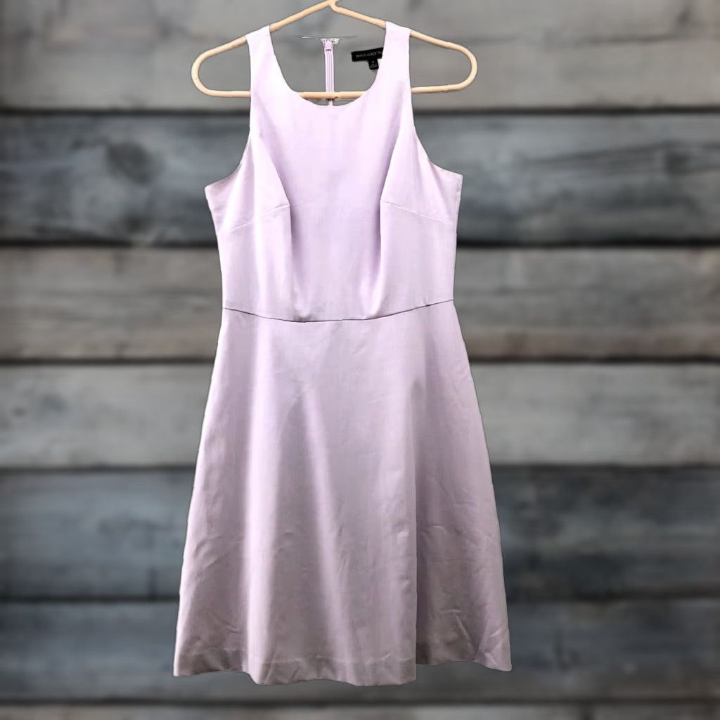 Banana Republic Banana Republic Sleeveless Dress Womens 4 XL Extra Large Purple Wool Blend Size S / US 4 / IT 40 - 1 Thumbnail