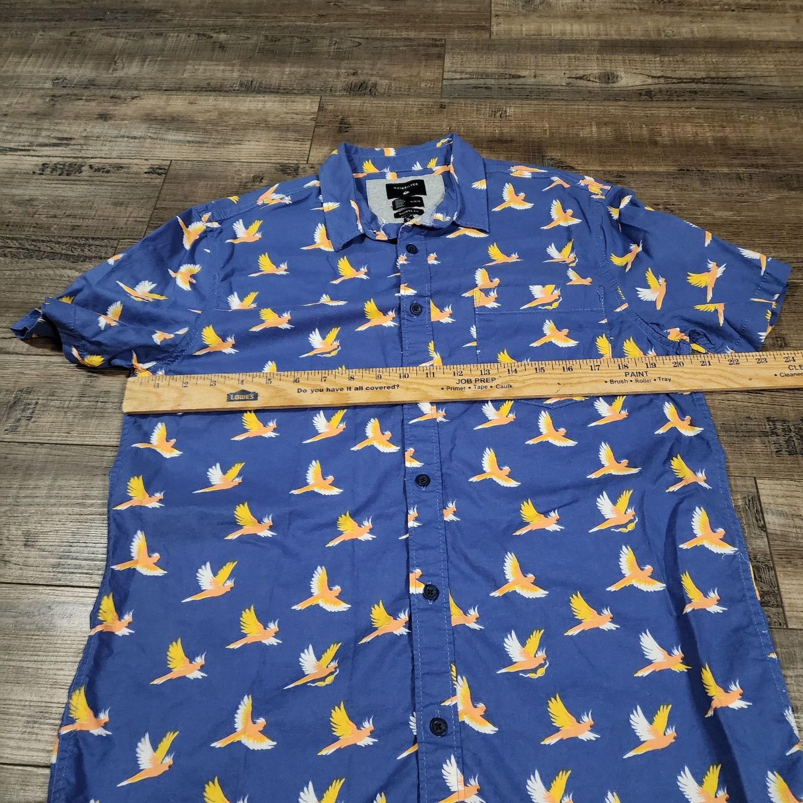 Quiksilver Quicksilver short sleeve button up shirt Mens size M 2341 Size US M / EU 48-50 / 2 - 2 Thumbnail