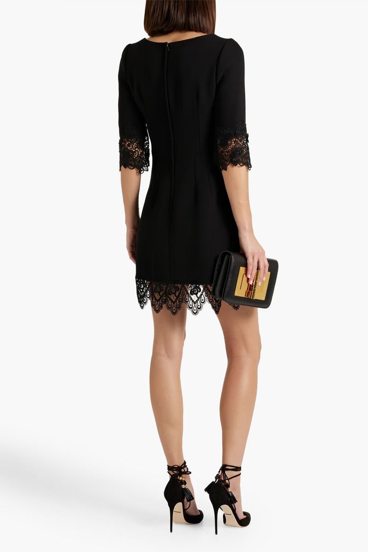 Dolce & Gabbana o1y0825 Mini Dress in Black Size XS / US 0-2 / IT 36-38 - 3 Thumbnail