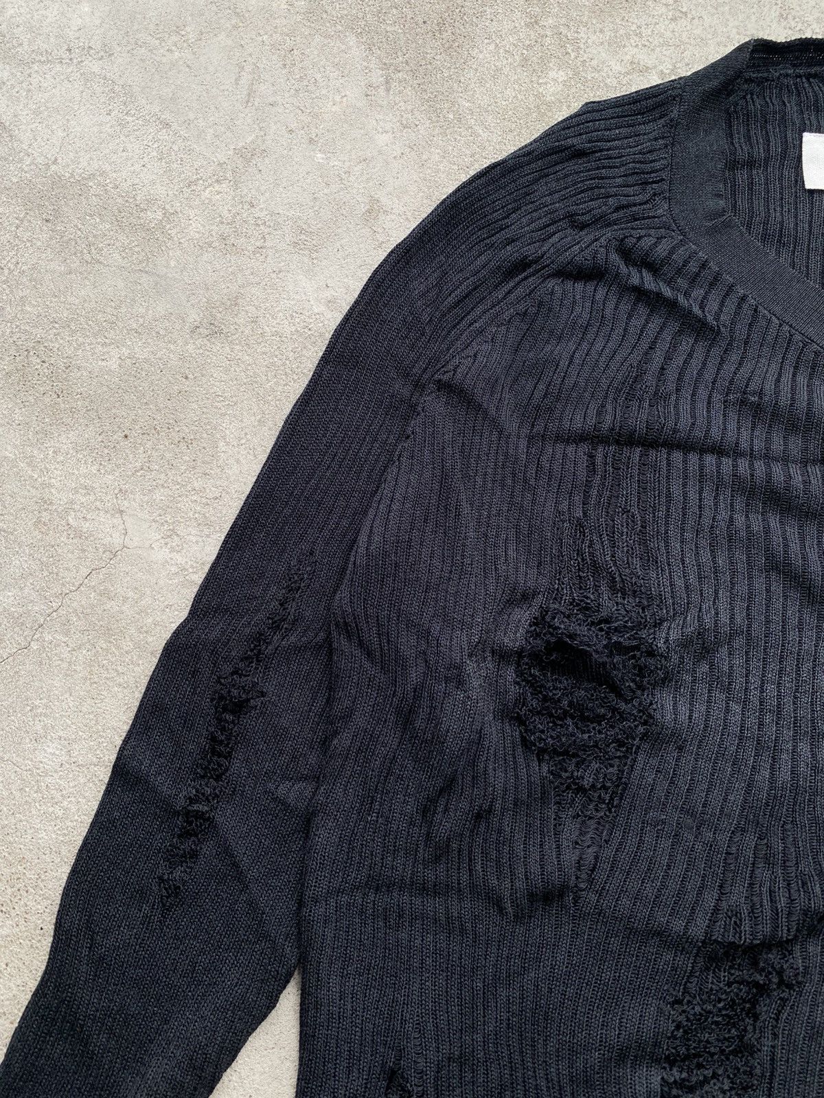 Maison Margiela MAISON MARTIN MARGIELA MM6 DISTRESSED CARDIGAN Size S / US 4 / IT 40 - 7 Thumbnail
