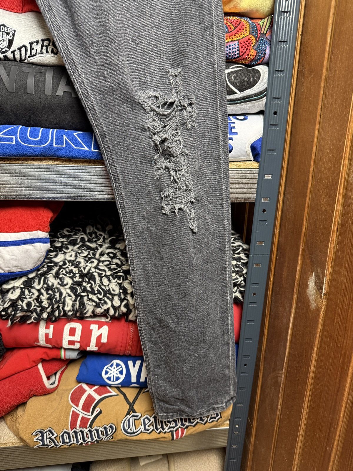 Diesel Diesel Distress Tepphar Slim Carrot Fit Denim Jeans Size US 32 / EU 48 - 5 Thumbnail