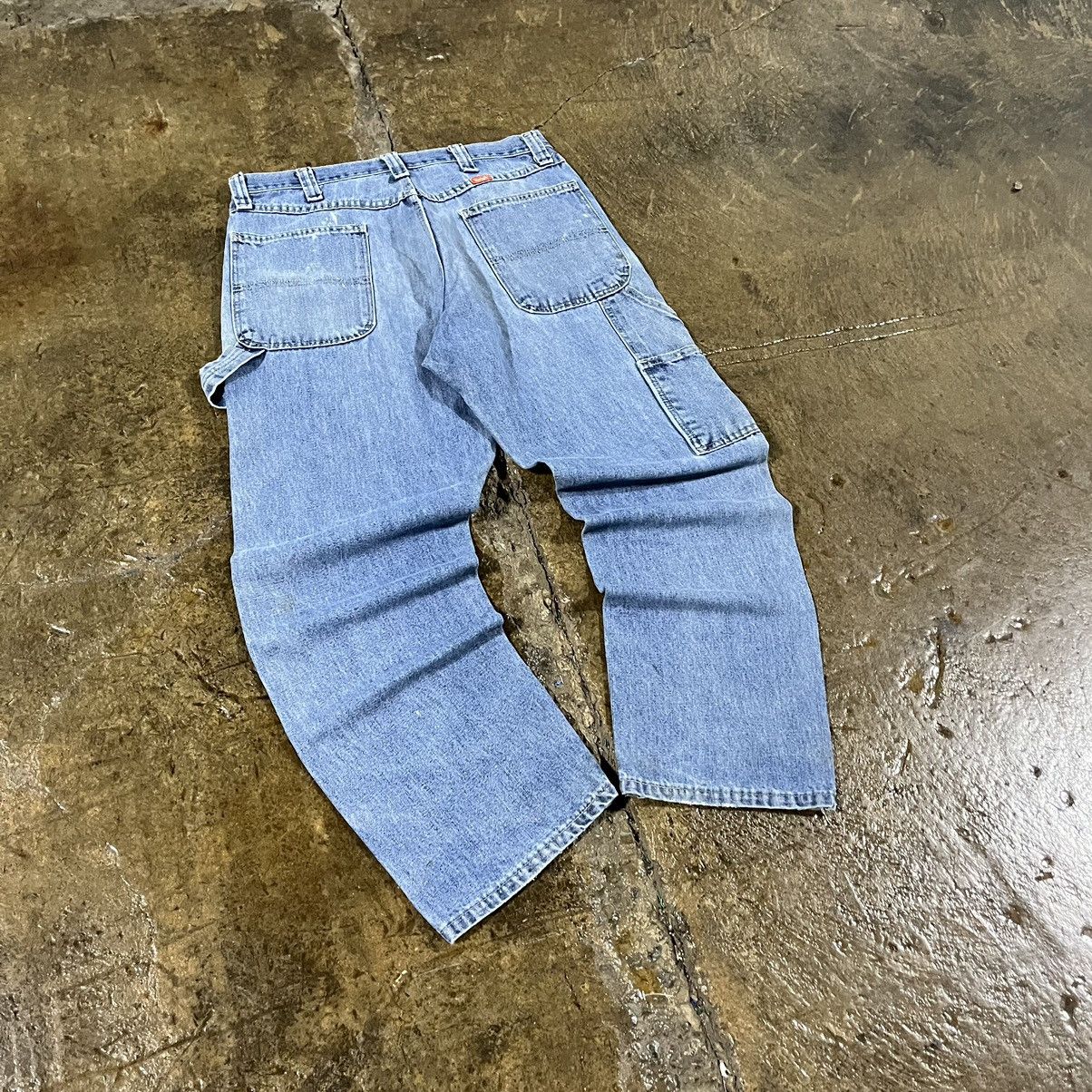 Carhartt × Vintage × Wrangler Carhartt Style Y2K Wrangler Carpenter Jeans Baggy Skater Size US 34 / EU 50 - 9 Thumbnail