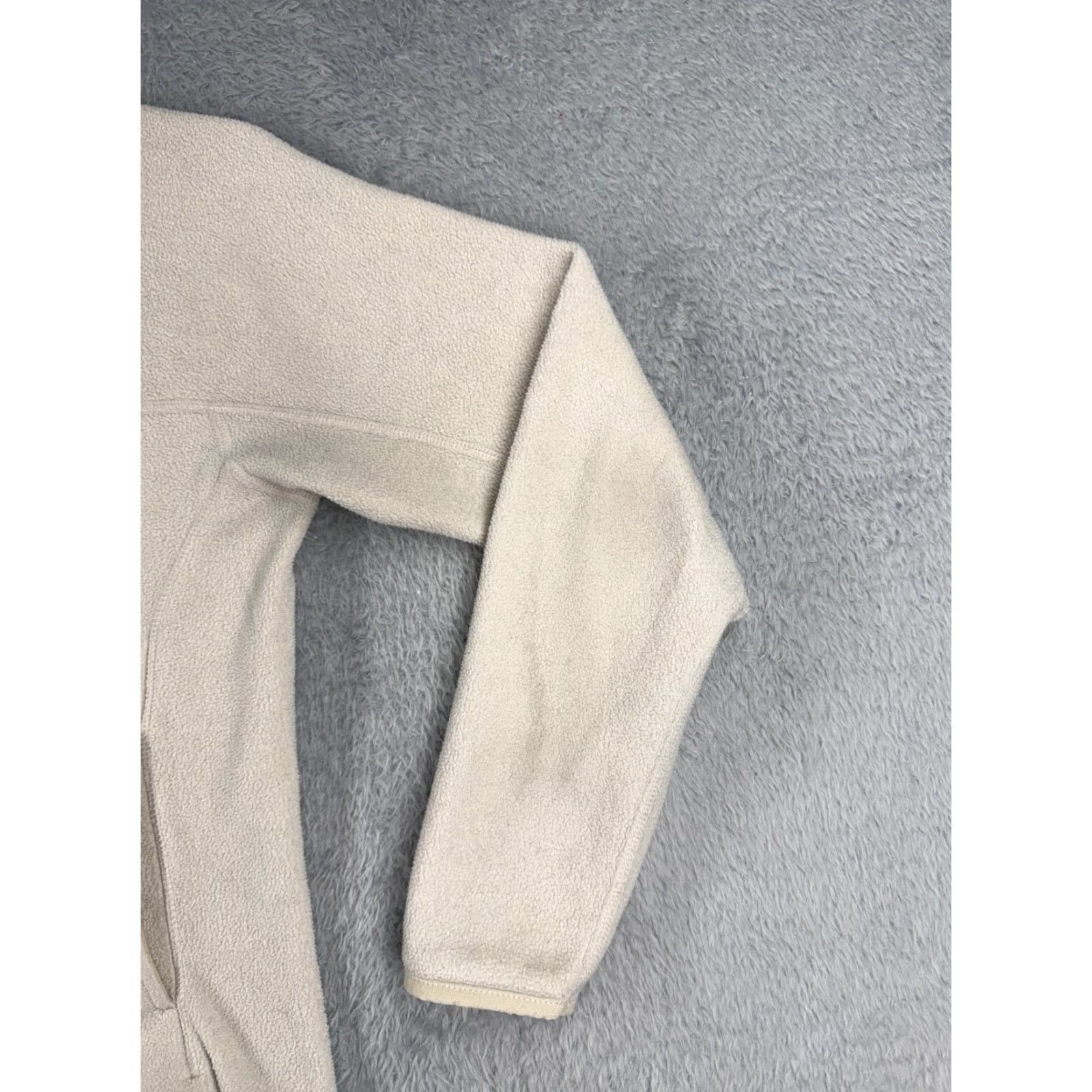 Patagonia Patagonia Sweater Womens Small White Synchilla Marsupial 1/2 Zip Pockets Poly Size S / US 4 / IT 40 - 2 Thumbnail