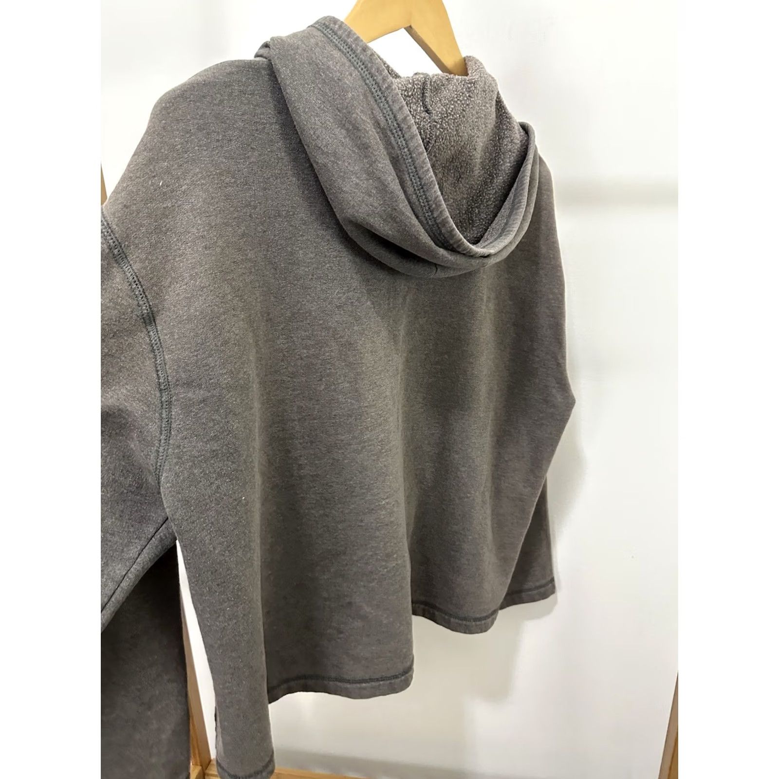 Hanes VTG Gradient Sun Faded Worn BOXY CROPPED Full Zip Hoodie Sweatshirt Size XL CI? Size XL / US 12-14 / IT 48-50 - 6 Thumbnail