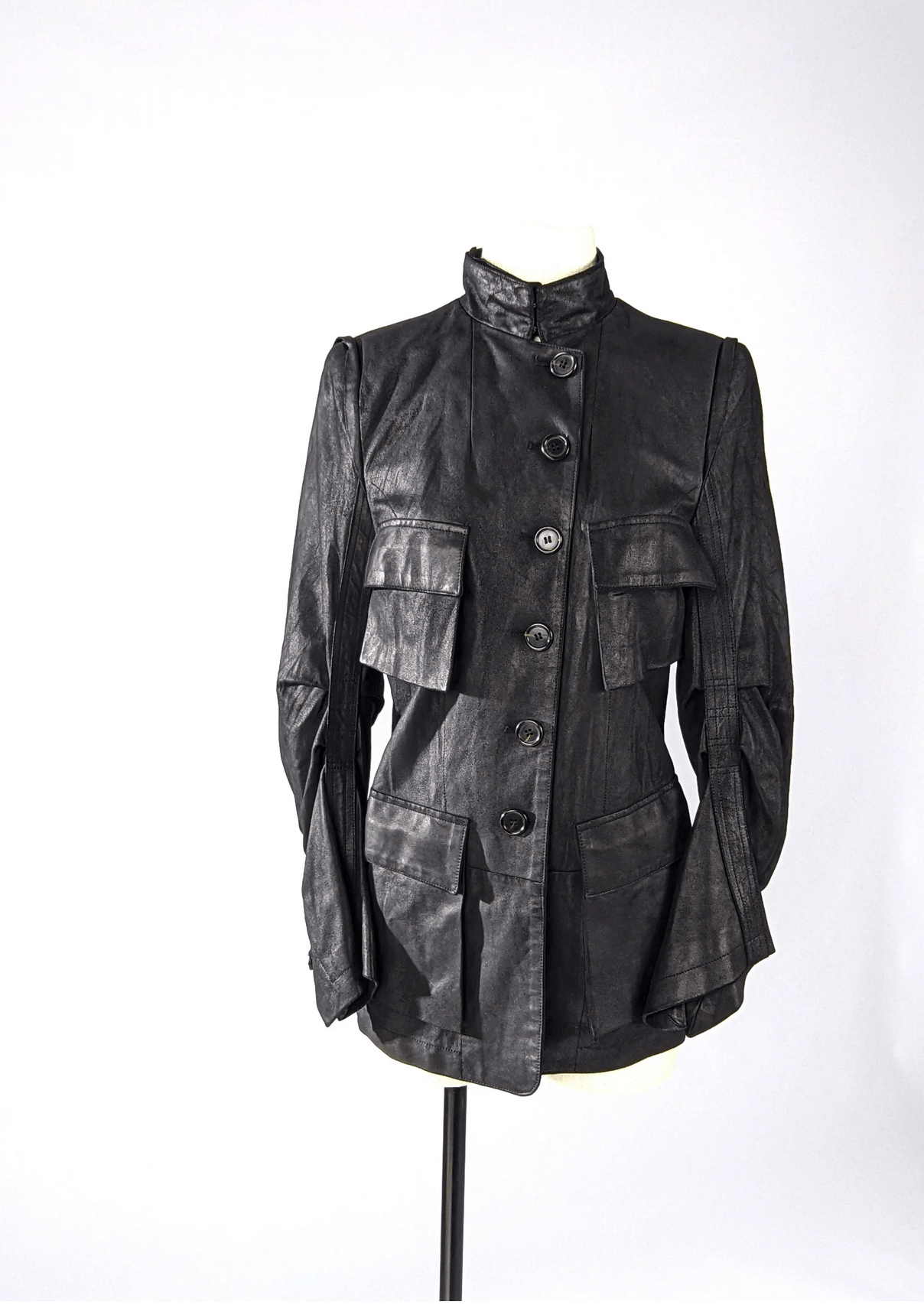 Ann Demeulemeester Ann Demeulemeester leather jacket Size XS / US 0-2 / IT 36-38 - 2 Thumbnail