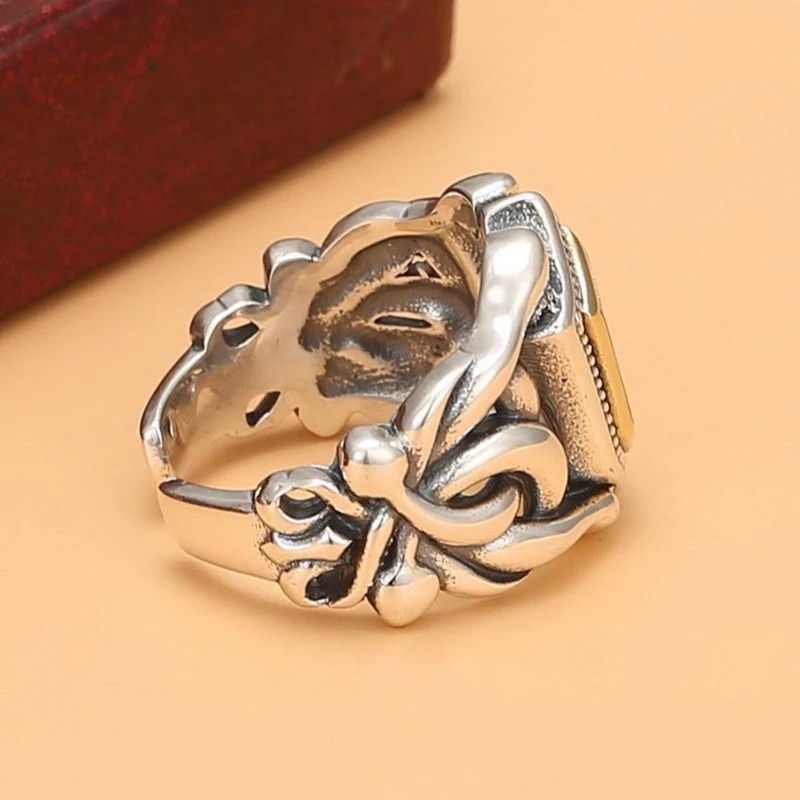 Japanese Brand × Jewelry × Vintage retro personality cross eating Ring Size ONE SIZE - 3 Thumbnail