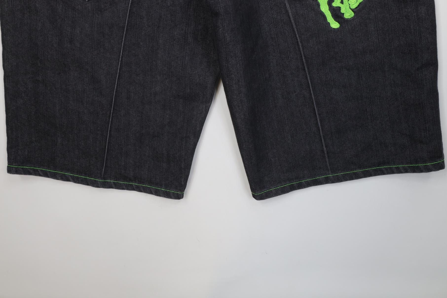 Vintage Vintage 90s Y2K Streetwear Trifecta Horse Denim Jean Shorts Size US 42 / EU 58 - 10 Thumbnail