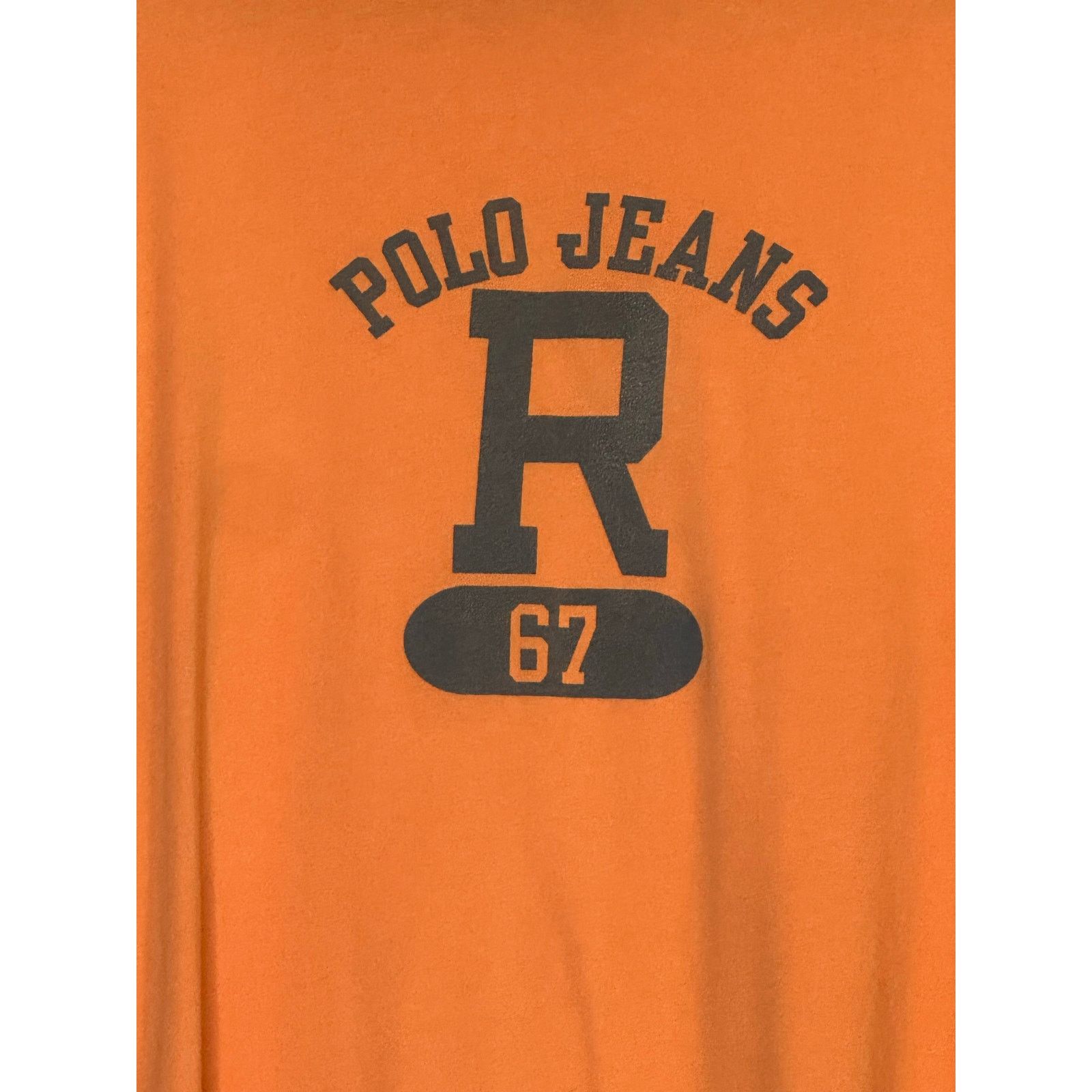Polo Ralph Lauren Polo Jeans Company orange graphic long sleeves tee size M Size US M / EU 48-50 / 2 - 5 Thumbnail