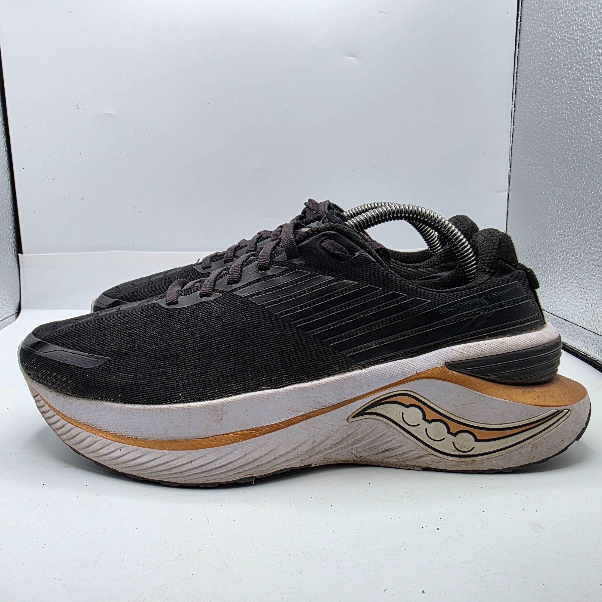 Saucony Saucony Endorphin Shift 3 Mens Size 9.5 Black Goldstruck Sho Size US 9.5 / EU 42-43 - 13 Thumbnail