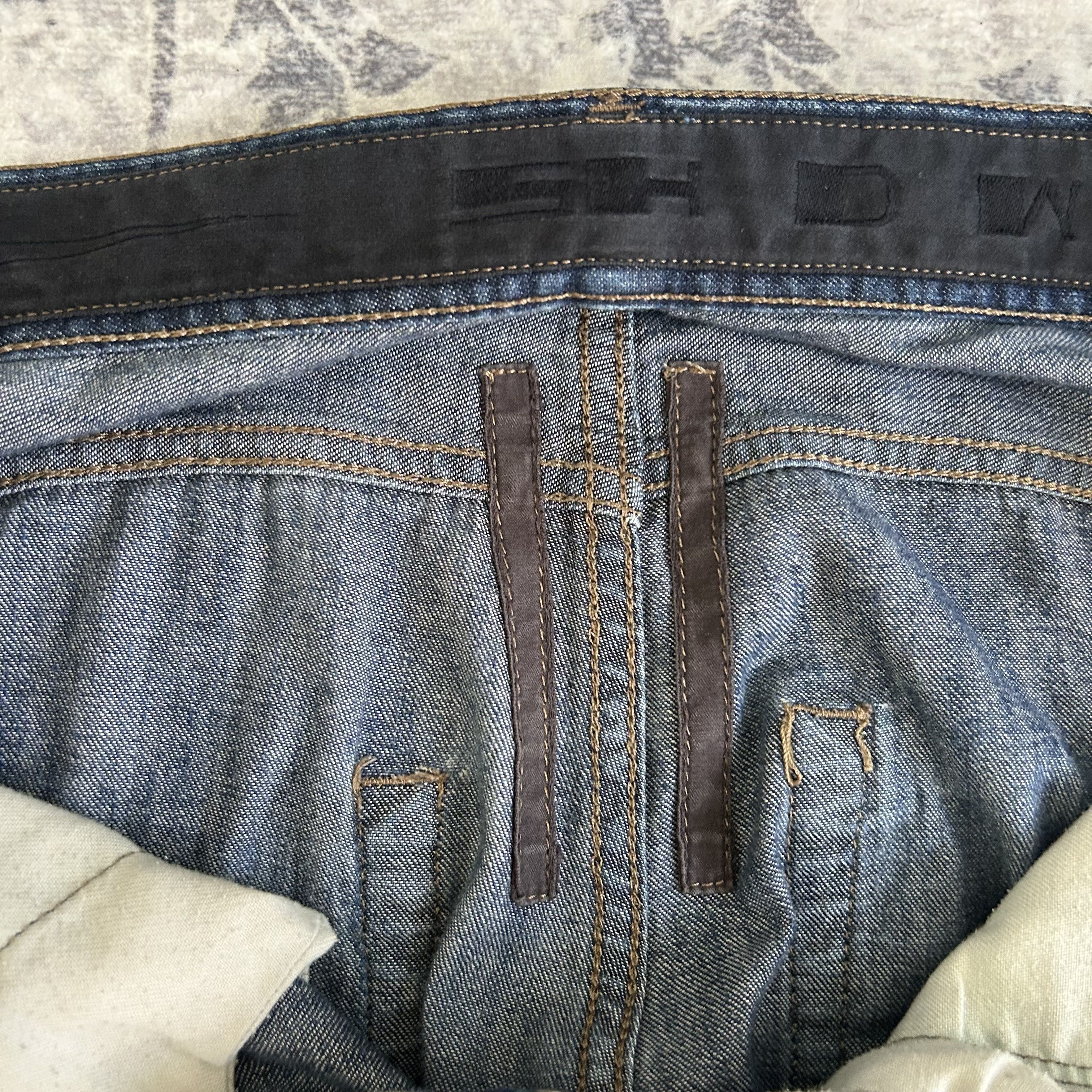 Rick Owens Drkshdw Rick Owens DRKSHDW Blue Jeans Size US 30 / EU 46 - 8 Thumbnail